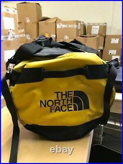 The North Face M-L Golden State Duffel Packable Travel Suitcase Backpack Yellow