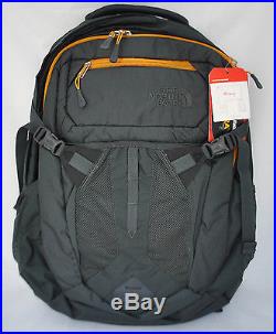 The North Face Men's Recon Backpack Asphalt Grey Citrine Yellow NEW