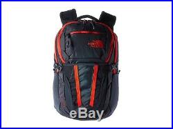 The North Face Men's Recon Backpack Asphalt Grey/Fiery Red New with Tags