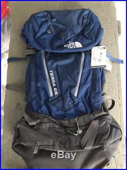 The North Face Men's Terra 65 Hiking Pack Blue/Gray L/XL NEW NWT