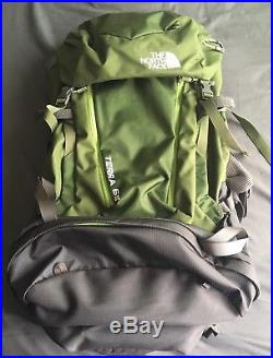 The North Face Men's Terra 65 Hiking Pack Green /Asphalt Grey L/XL