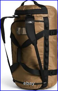 The North Face Mens Base Camp Duffel LARGE bag backpack Utility Brown/ Black