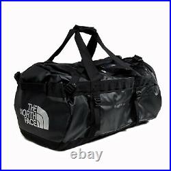 The North Face Mens Base Camp Duffel MEDIUM bag backpack TNF Black / White