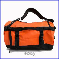 The North Face Mens Base Camp Duffel SMALL bag backpack Flare / TNF Black