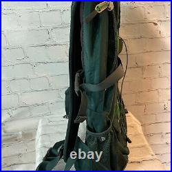 The North Face Mens Green Borealis FlexVent Laptop Sleeve Hiking Backpack OS Euc