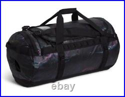 The North Face Nf0a52sbirj-os Base Camp Duffel Bag Large Trail Glow Print / Blac