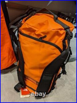 The North Face Orange Base Camp Duffel Bag Backpack Small 50l New