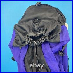 The North Face Purple Black Hiking Camping Outdoors Large Back Pack