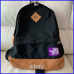The North Face Purple Label Backpack Medium Day Pack Black Used