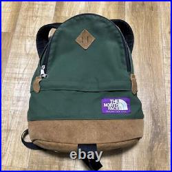 The North Face Purple Label Backpack Nylon Green from JPN good conndition