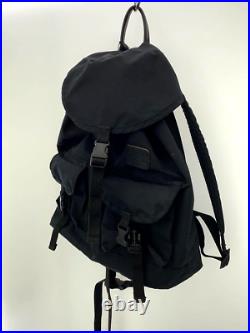 The North Face Purple Label Backpack Plain Black Medium Size Used