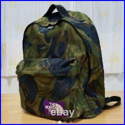 The North Face Purple Label × Nanami Camouflage Backpack Daypack NN7410N Rare
