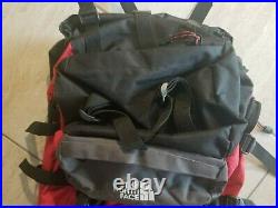 The North Face Red and Black Hiking Backpack