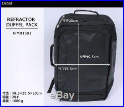 The North Face Refractor Unisex Outdoor Duffel Backpack bag box One Size
