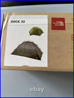 The North Face Rock 32 Backpacking Camping Tent NIB Bamboo Green