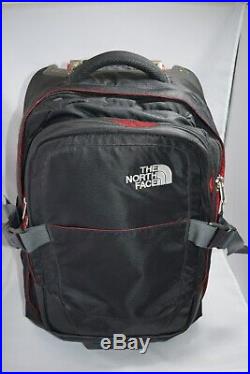 The North Face Rolling Wheeled Backpack Travel Bag Suitcase Carry-On
