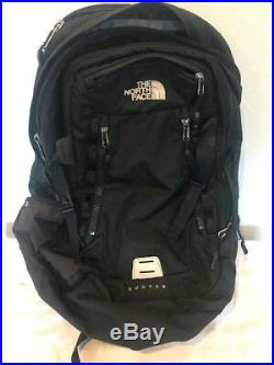 The North Face Router TSA Backpack Laptop Approved Bag Black EUC Excellent