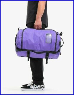 The North Face S Base Camp Duffel Packable Travel Suitcase Backpack Purple Peac