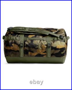 The North Face S-L Base Camp Duffel Packable Travel Suitcase Backpack Camo