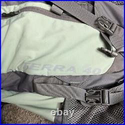 The North Face Seafoam Green Hiking Pack Terra 40