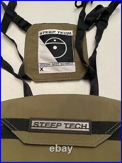 The North Face Steep Tech Chest Pack Bag Pouch Sample Backpack Burnt Olive Black