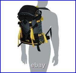 The North Face Steep Tech Pack Backpack VANDIS GREY-LIGHTNING YELLOW NWT OS