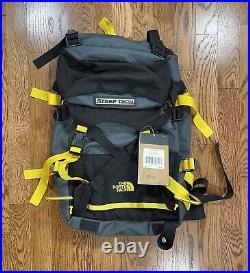 The North Face Steep Tech Pack Backpack VANDIS GREY-LIGHTNING YELLOW NWT OS