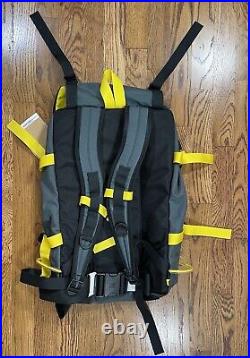 The North Face Steep Tech Pack Backpack VANDIS GREY-LIGHTNING YELLOW NWT OS