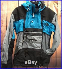 The North Face Steep Tech Scot Schmidt Jacket Coat Back Pack Pouch Blue Mens M