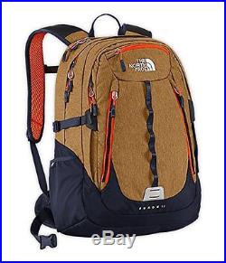 The North Face Surge 2 Backpack Utility Brown Heather/Power Orange