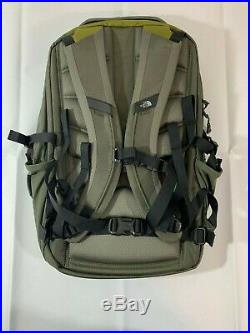 The North Face Surge Back Pack- Forrest green And Tan