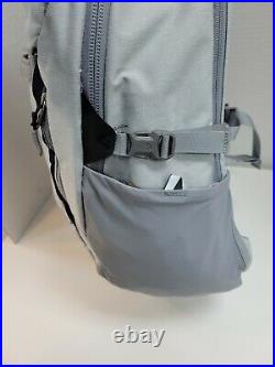 The North Face Surge Backpack. Light Grey Heather / Navy