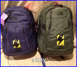 The North Face Surge II Charged Backpack His & Hers Deep Cobalt Blue/Oscar Green
