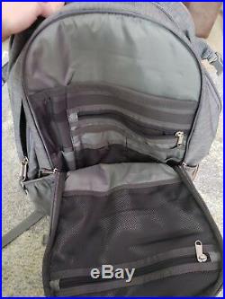 The North Face Surge Men Laptop Backpack TSA Friendly NWT Heather Grey