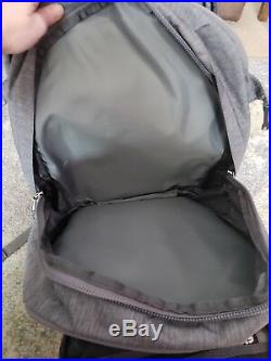 The North Face Surge Men Laptop Backpack TSA Friendly NWT Heather Grey