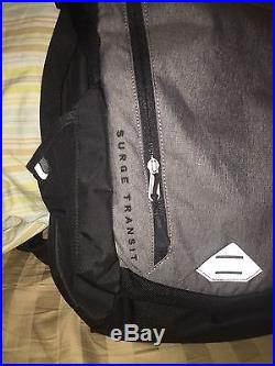 The North Face Surge Transit II Bag Backpack in Black & Grey NEW WITH TAG