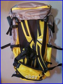 The North Face TNF Summit Series Phantom 50 Backpack Climbing Pack Yellow Nwt