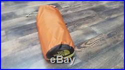 The North Face Tadpole 23 Backpacking 2 Person Tent Orange and Grey in color