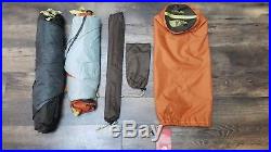 The North Face Tadpole 23 Backpacking 2 Person Tent Orange and Grey in color