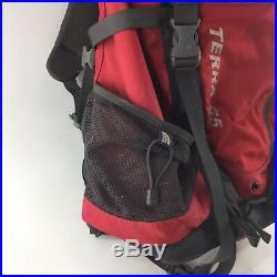 The North Face Terra 55 RED Backpack Hiking Camping Big Kids Pack Adjustable UC