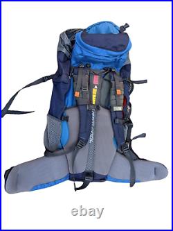 The North Face Terra 60L Internal Frame Verti-Cool Hiking Trekking Pack Lg Blue