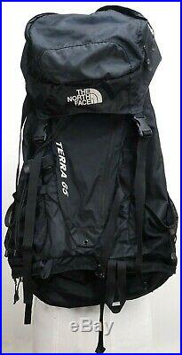 The North Face Terra 65 Backpack Travel Mountain Hiking Backpacking Black L/G