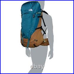 The North Face Terra 65 L Liters Gear Hiking Travel Backpack Bag Blue Coral New