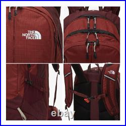 The North Face Track 40 Unisex Sports Outdoor Travel Backpack Dark Red NM2SN60B