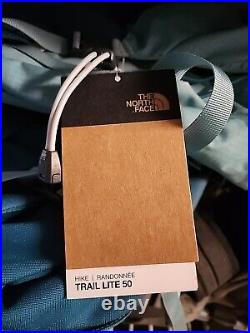 The North Face Trail Lite 50L Women's Pack, Reef Waters/Blue Coral, Medium/Large