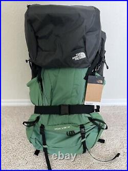 The North Face Trail Lite 65L Pack, Deep Grass Green/Asphalt Grey L/XL $240 NWT