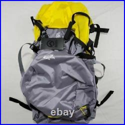 The North Face Unisex Phantom 50 Hiking Backpack Gray Yellow Colorblock L/XL New