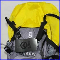 The North Face Unisex Phantom 50 Hiking Backpack Gray Yellow Colorblock L/XL New