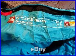 The North Face Women Cat's Meow Sleeping Bag Blue Coral Zip 20° F / -7° C NWT