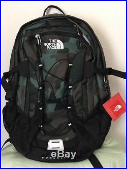 The North Face Women Classic Borealis Student Backpack School Bag BLACK/CAMO